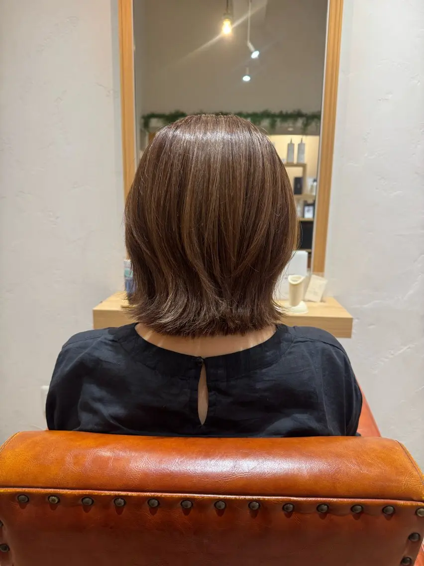 ショート くびれヘア カット トリートメント 髪質改善 ふうかのヘアスタイル