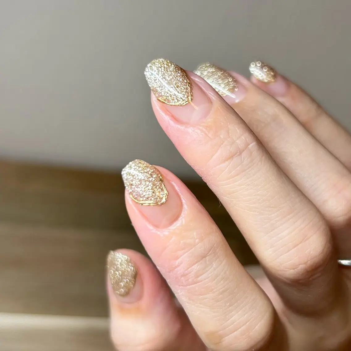 ネイル フレンチネイル ゴールド nailsalon kiii'sのネイルデザイン