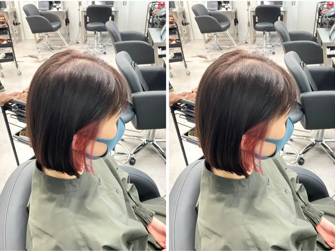 ショート カット 🫧とぅるん艶髪🫧 透明感カラー×猿渡のヘアスタイル