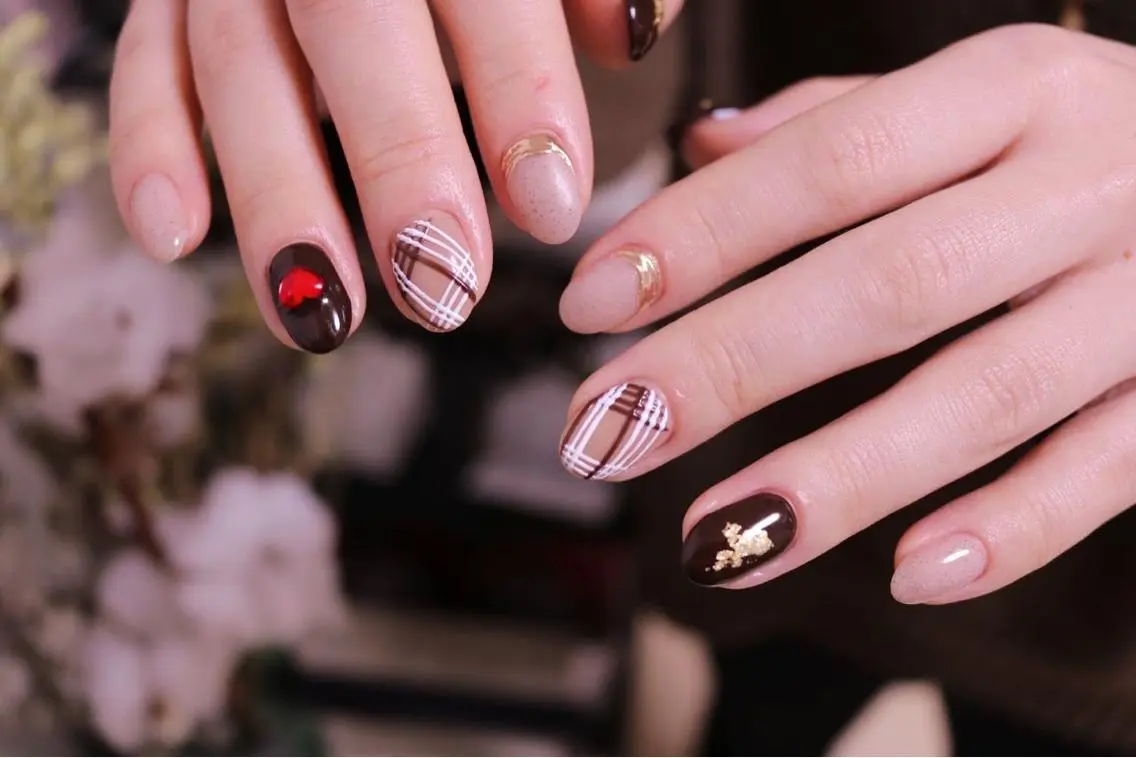 ネイル 長さ出し ジェルネイル 韓国ネイル 持ち込み ニュアンスネイル ハンドネイル MH Nailのネイルデザイン