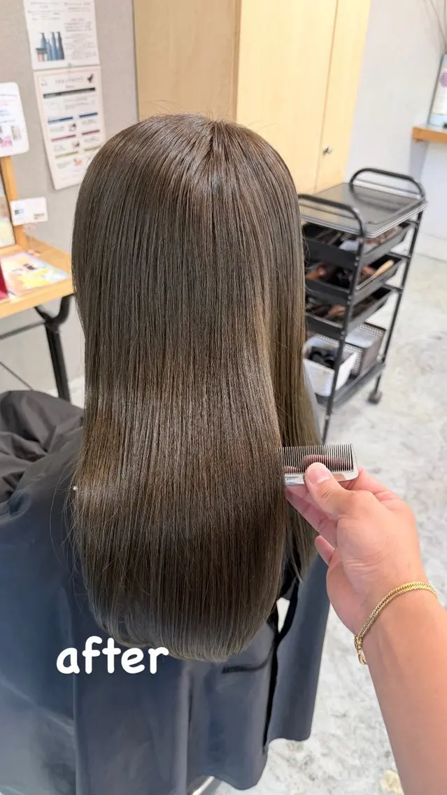 セミロング パーマ ヘアアレンジ カット 縮毛矯正 トリートメント 似合わせ×店長 🍋Raimu🍋のヘアスタイル