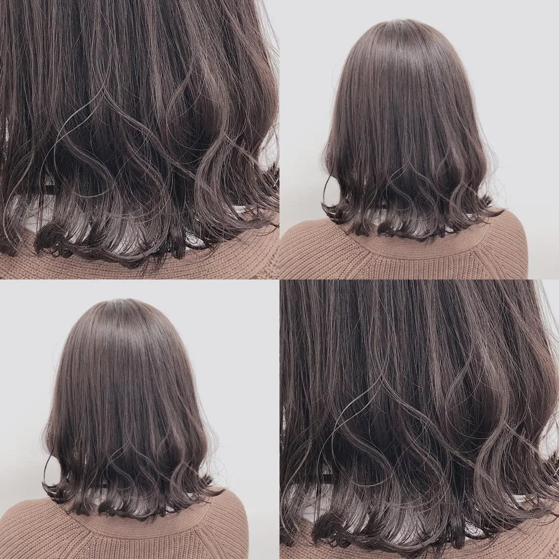 ミディアム カラー パーマ ヘアアレンジ メンズ キッズ ネイル マツエク・マツパ 上品＆韓国風 🥀海心🥀のヘアスタイル