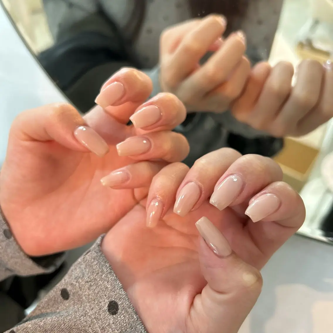 【オフ有】ワンカラー/ラメグラ/カラグラ（色指定有）🤍の写真