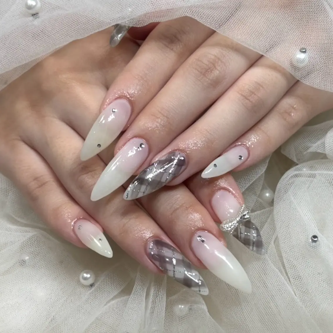 ネイル ハンドネイル Nami ‧₊💎.*˚のネイルデザイン