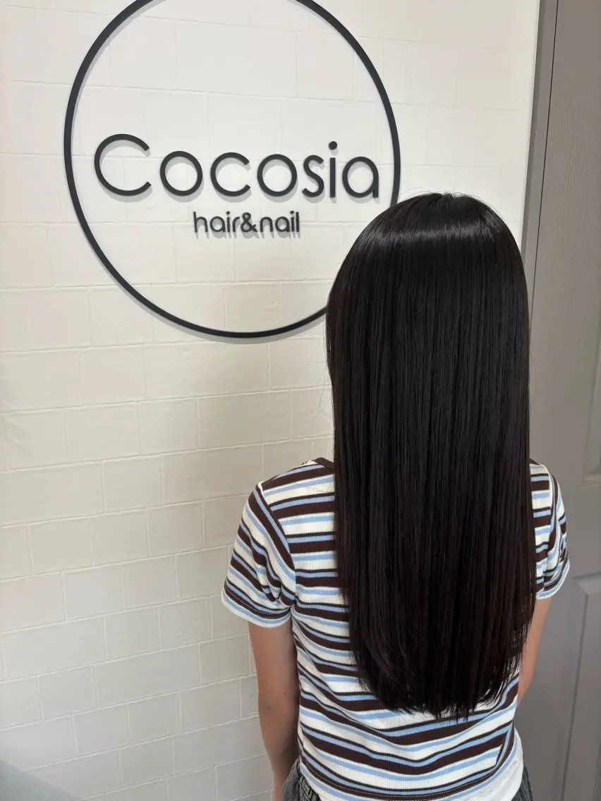 ロング 縮毛矯正 cocosia⭐️ 池内🌺のヘアスタイル