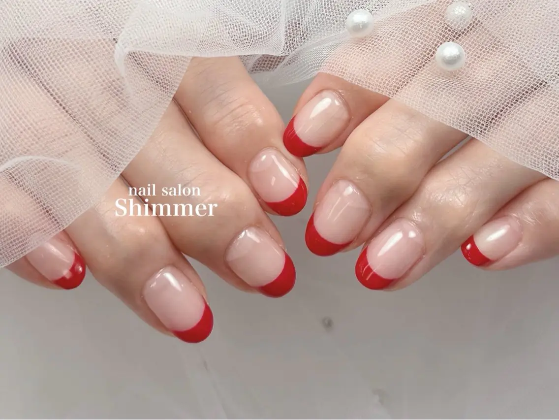 ネイル ハンドネイル Shimmer Risaのネイルデザイン