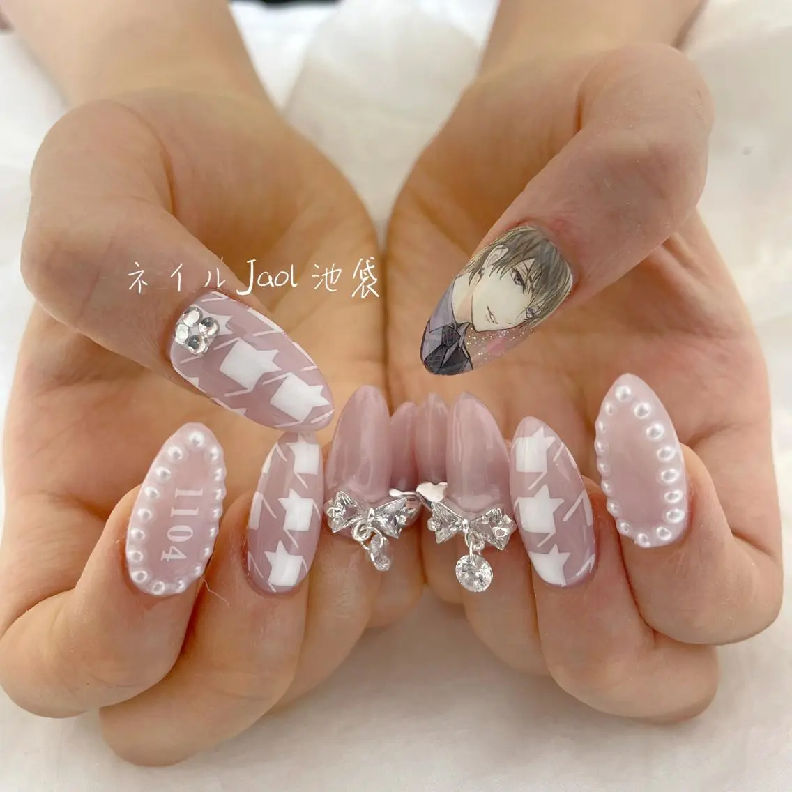 セミロング ネイルJaol 池袋のネイルデザイン