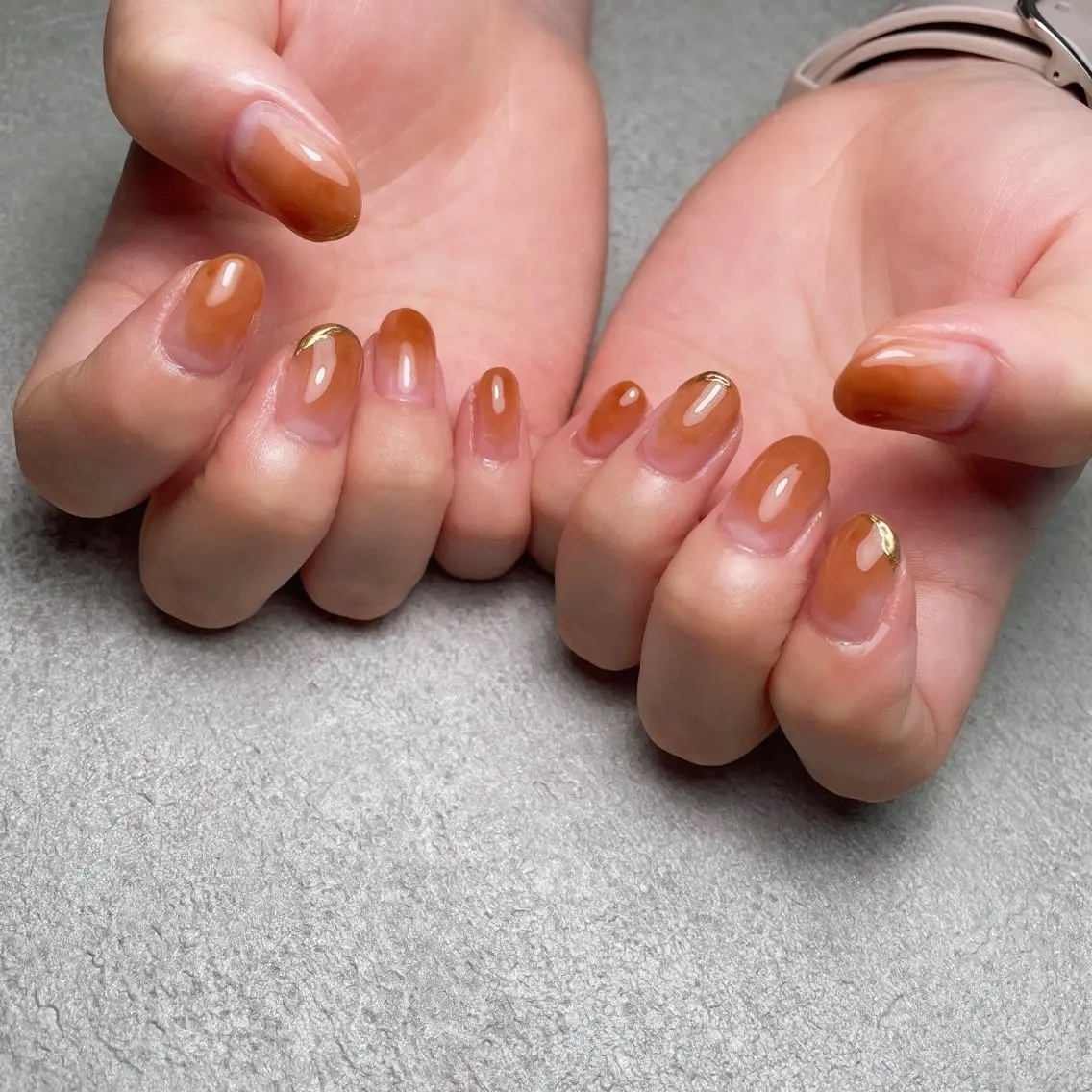 ネイル ブラウン ミラーネイル ALL Nail &whiteningのその他イメージ