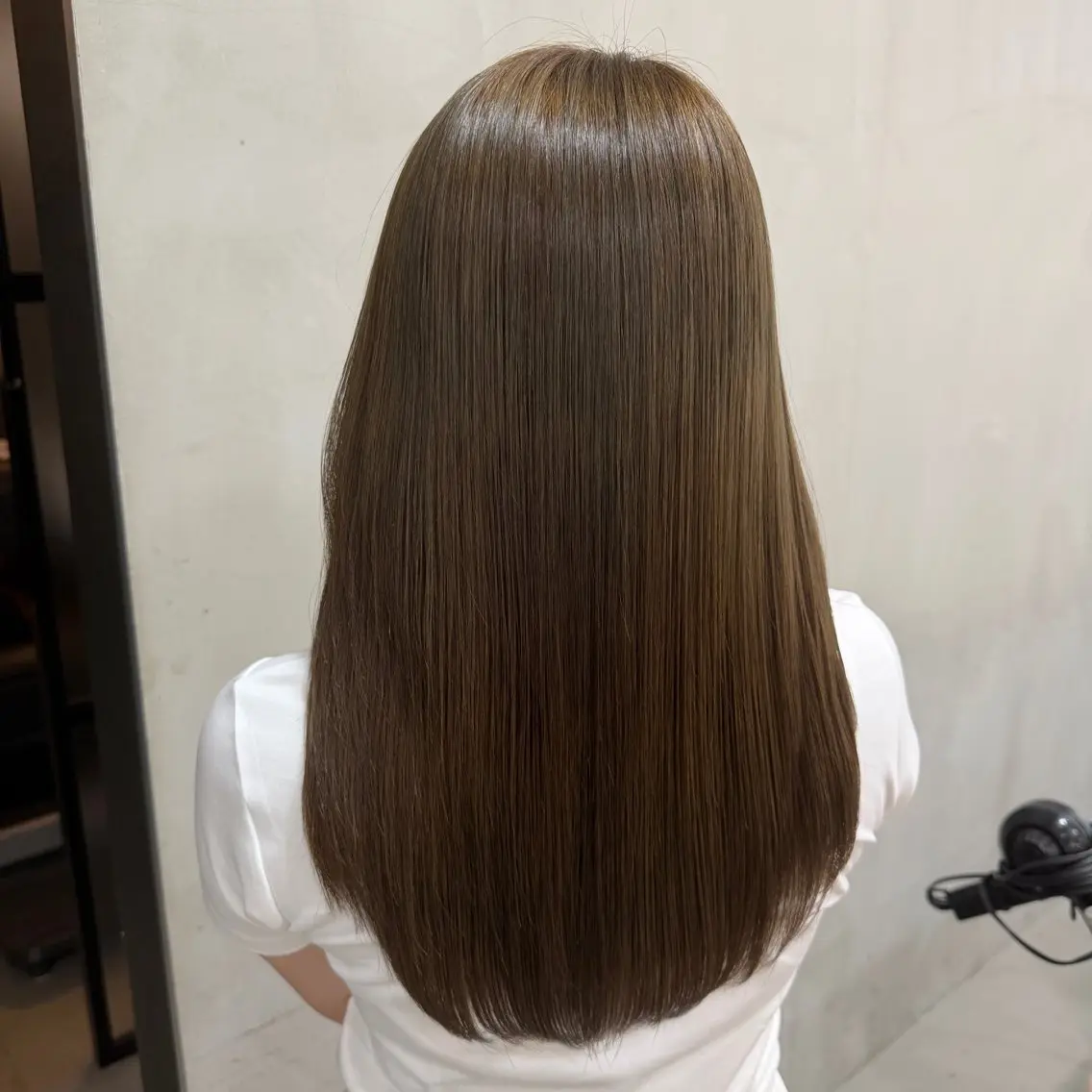 ロング カラー ベージュカラー オリーブベージュ ヘアカラー モデル募集中！ 山口芽依のヘアスタイル