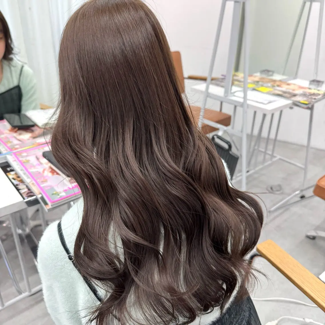 ロング カラー ヘアアレンジ ヘアカラー ブリーチなしカラー /新百合ヶ丘/安形翔のヘアスタイル