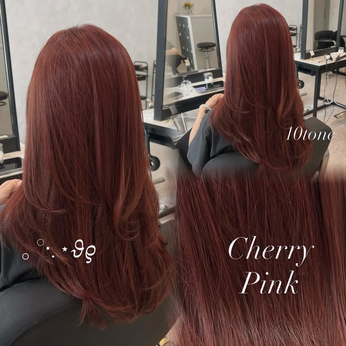 ロング カラー ベージュカラー ブリーチ イルミナカラー ブリーチなしカラー ピンクカラー ヘアカラー SHUKA🎀カラ ー/錦糸町/韓国風のヘアスタイル