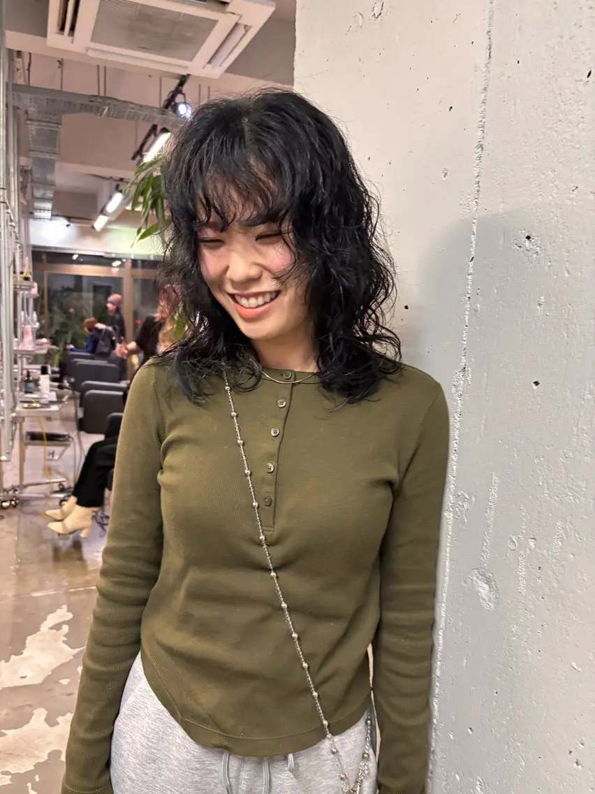 ミディアム パーマ カット パーマ ボブとパーマの達人 /美容室難民の方是非のヘアスタイル