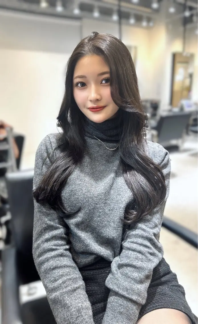 ロング カラー 中根 壮一朗のヘアスタイル