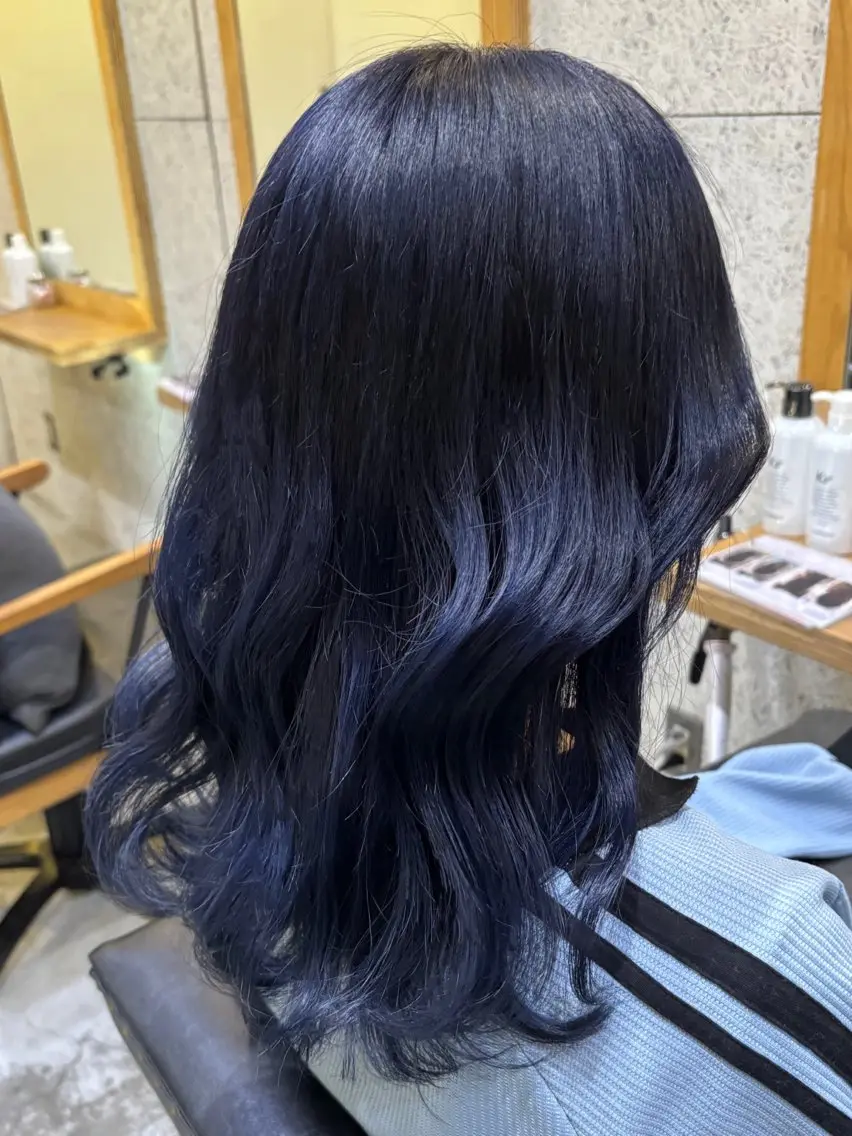 ミディアム ヘアカラー さわ くるみのヘアスタイル