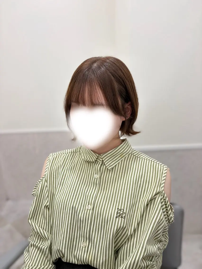 【可愛く大変身✨️】カット+カラー+3stepトリートメント🎀☁️の写真