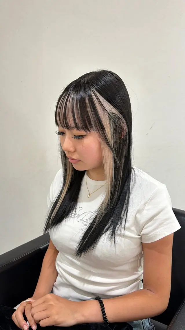 カラー ヘアカラー ciera. アオイ 🦢✯のヘアスタイル