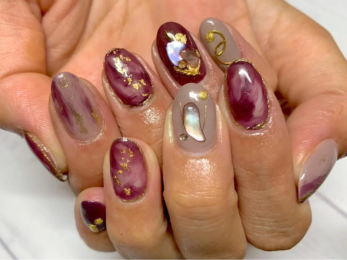 ニュアンスネイル💅🏻おまかせコースの写真