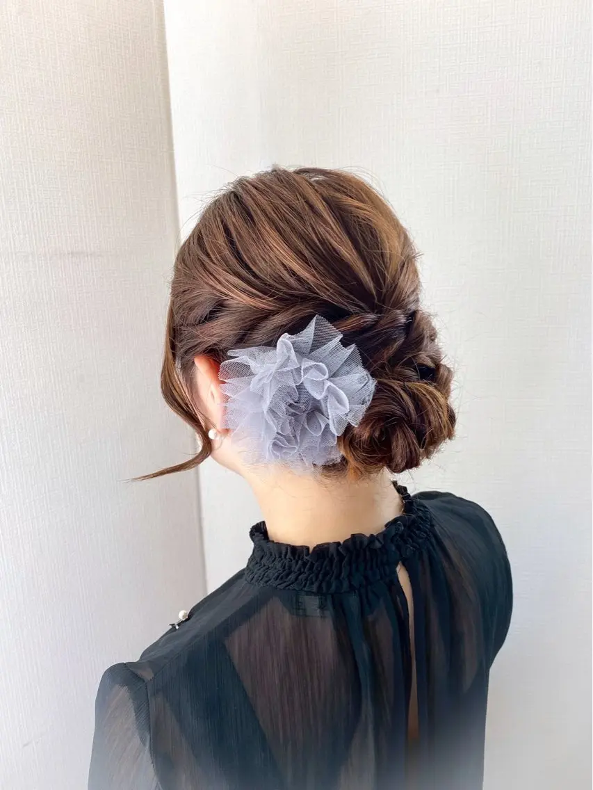 ヘアアレンジ ヘアセット hair make もりした ゆうのヘアスタイル