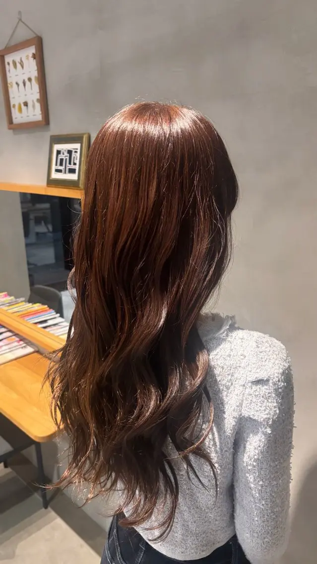 ロング 山口 瑞穂のヘアスタイル