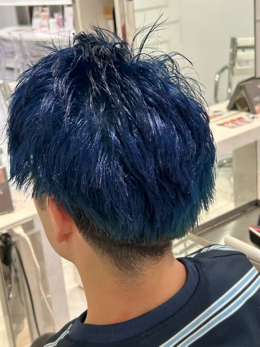 ショート カラー メンズ カット メンズパーマ特化 /平松秀門のヘアスタイル