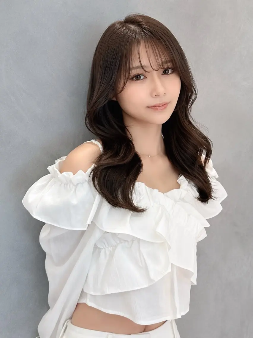 ミディアム カラー カット ヘアカラー トリートメント 🦋韓国風レイヤー/ 艶髪矯正🦋凛太郎のヘアスタイル