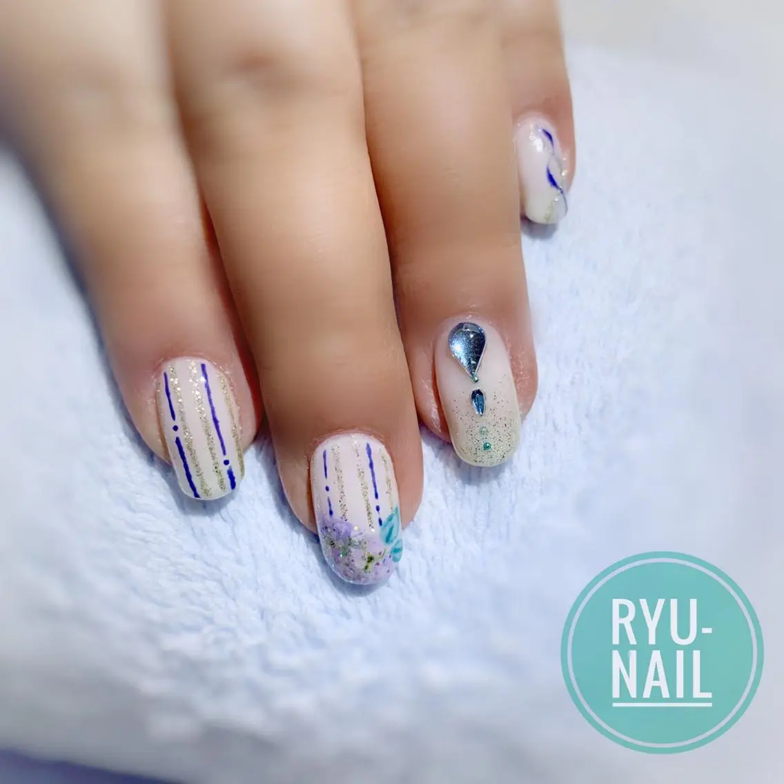 ネイル ハンドネイル Ryu-nail 對馬　琴美のネイルデザイン