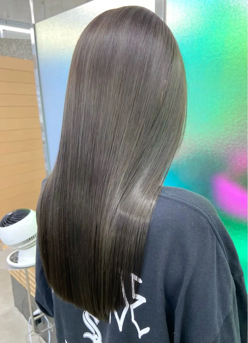 ロング カラー 髪質改善 トリートメント 髪質改善×艶髪 🤍amane🤍のヘアスタイル