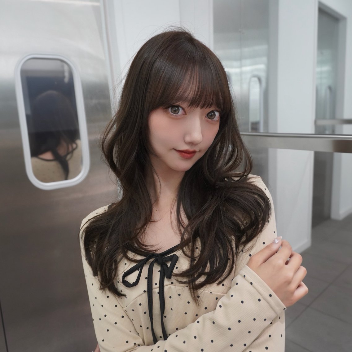 ロング ［YAMATO］ 顔まわりカットのヘアスタイル