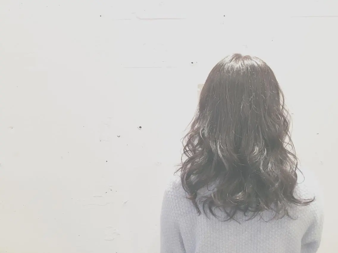 セミロング カラー 学生 トリートメント てんま さやかのヘアスタイル