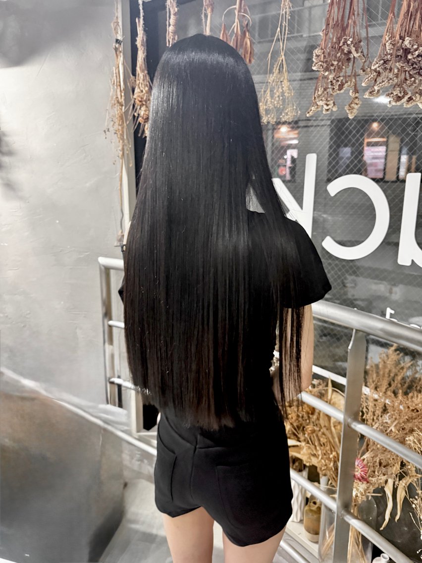 ロング 髪質改善 トリートメント ウルフ レイヤー パーマ🪐MANAのヘアスタイル