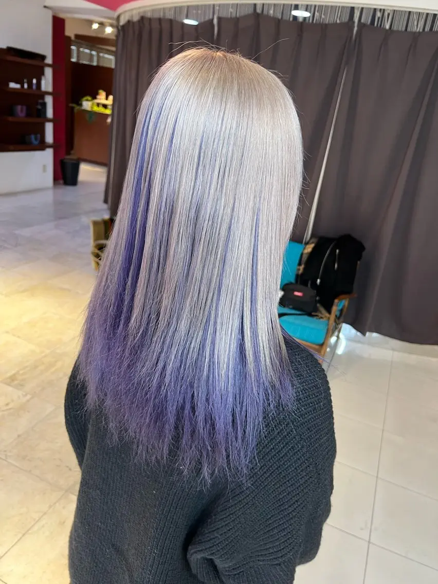 ロング カラー ヘアアレンジ ブリーチ ケアブリーチ ハイトーンカラー ピンクカラー 髪質改善 ヘアカラー ✨【人生変えるカラー 美容師】✨吉祥寺駅のヘアスタイル