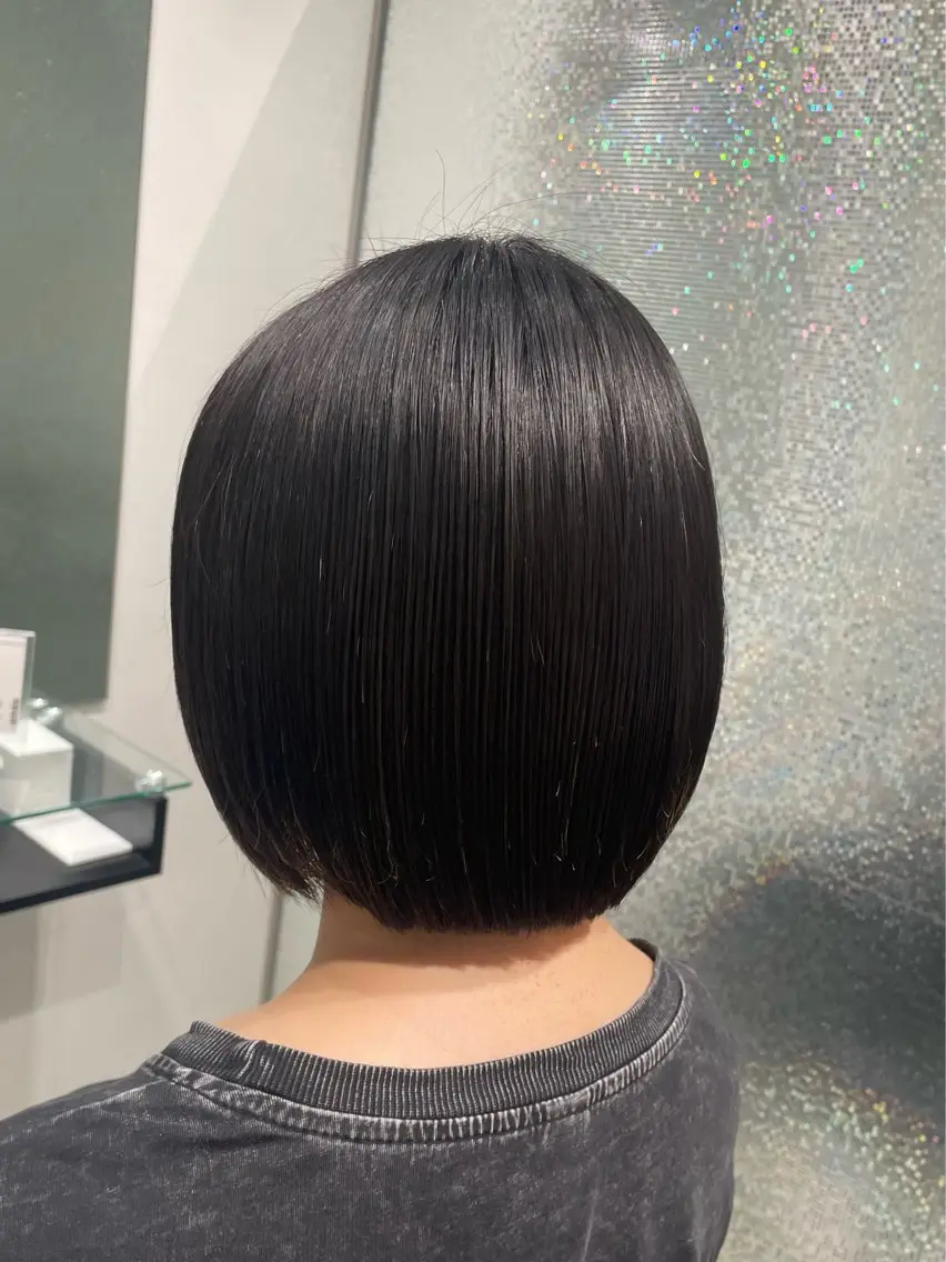 ショート パーマ カット 縮毛矯正 艶髪ブリーチカラー /府中/Mizukiのヘアスタイル