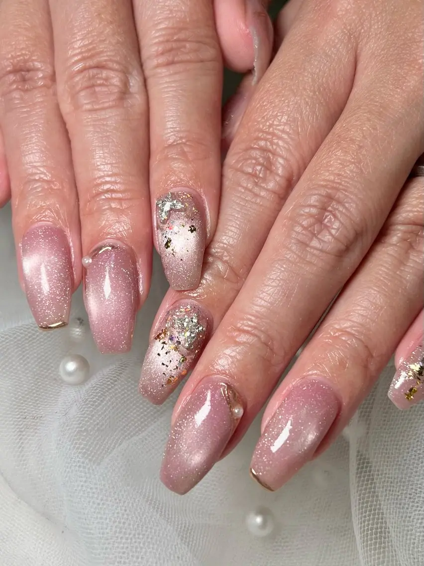 ネイル 韓国ネイル ワンホンネイル ハンドネイル byul nails ビョルネイルのネイルデザイン