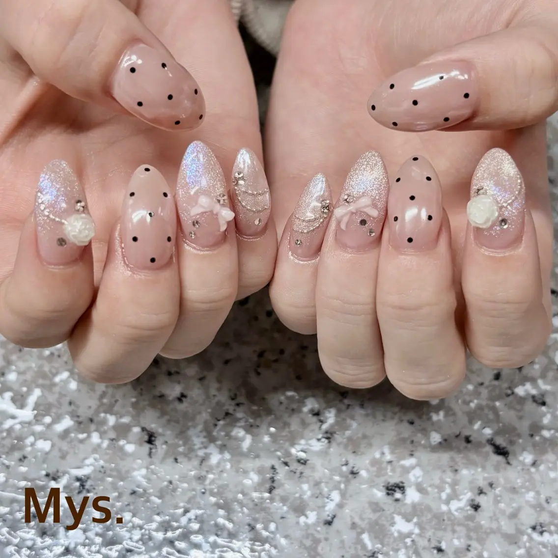 ネイル ハンドネイル Mys. 三上紗紀のネイルデザイン