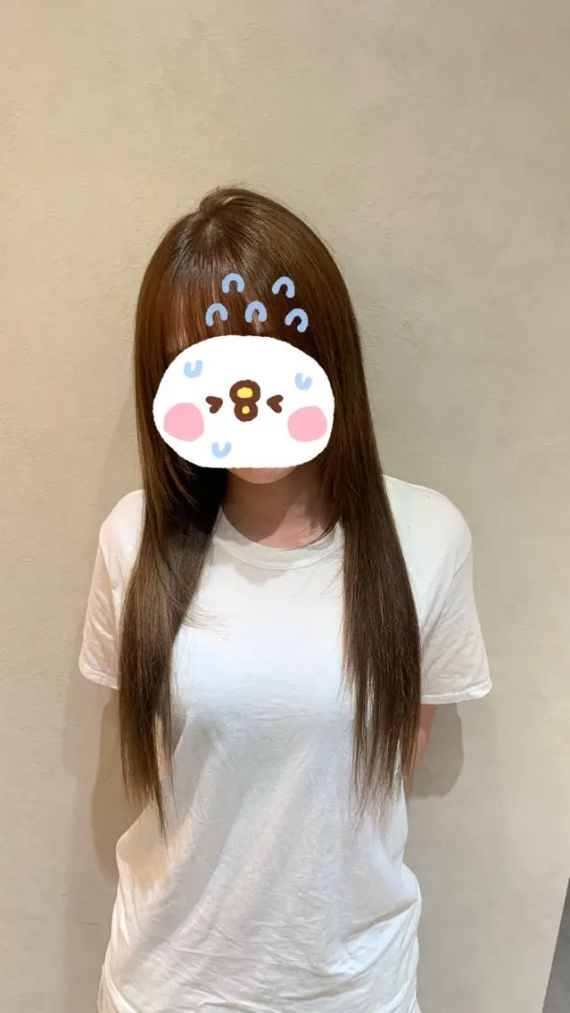 ロング カット ヘアカラー 本多 永佳のヘアスタイル