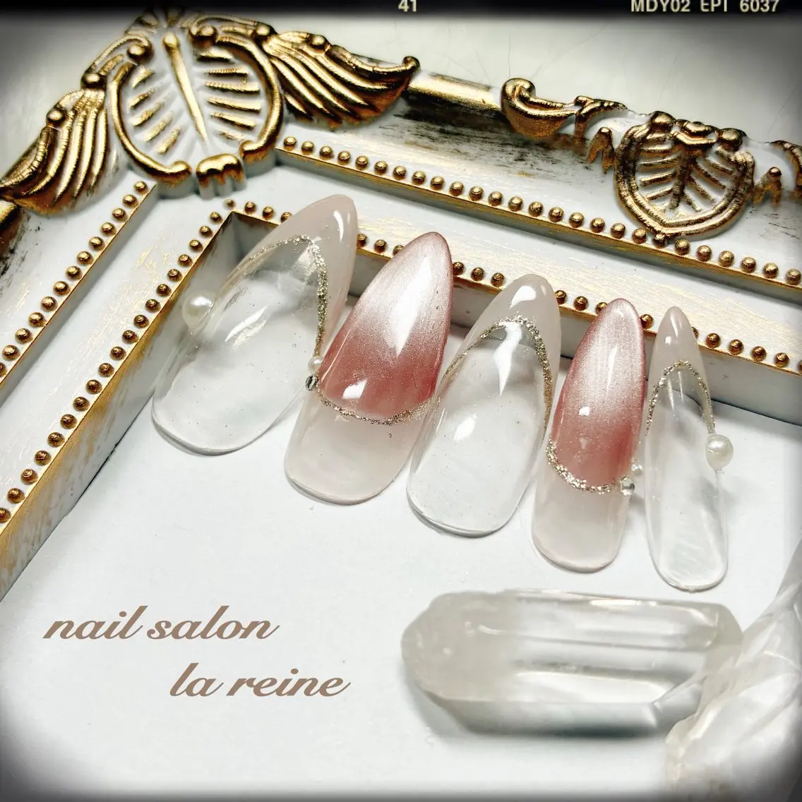 ネイル アートネイル 春ネイル nail salon la reineのネイルデザイン