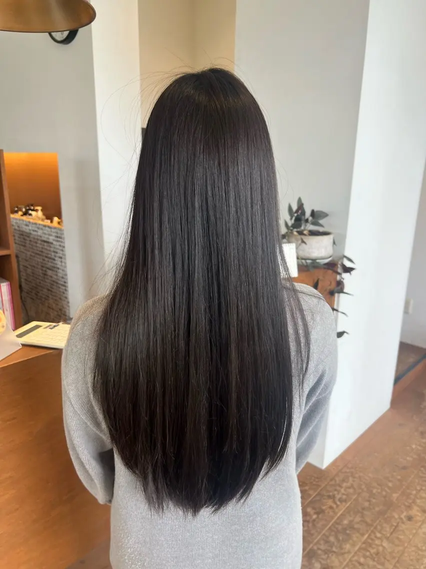 カラー ヘアカラー トリートメント linna / 高槻 /透明感カラーのヘアスタイル