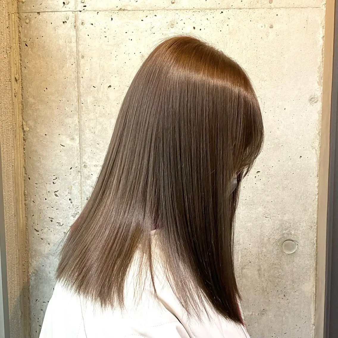 ミディアム ヘアカラー トリートメント ブリーチなしダブル カラー/レイヤー太我のヘアスタイル