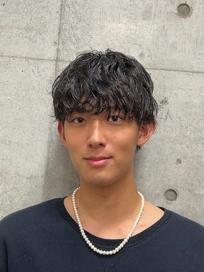 パーマ メンズ 鈴木 皆斗のヘアスタイル