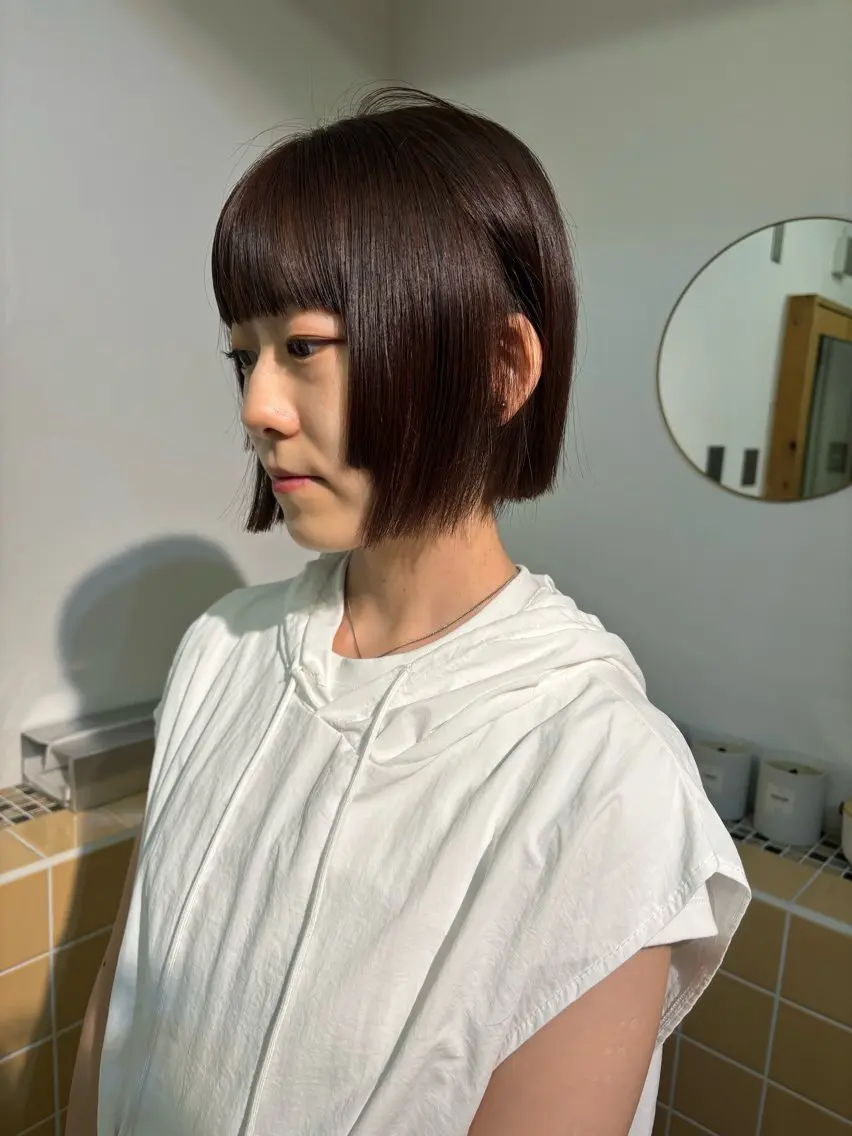 ショート カット sakura🌸 レイヤー/韓国ヘアのヘアスタイル