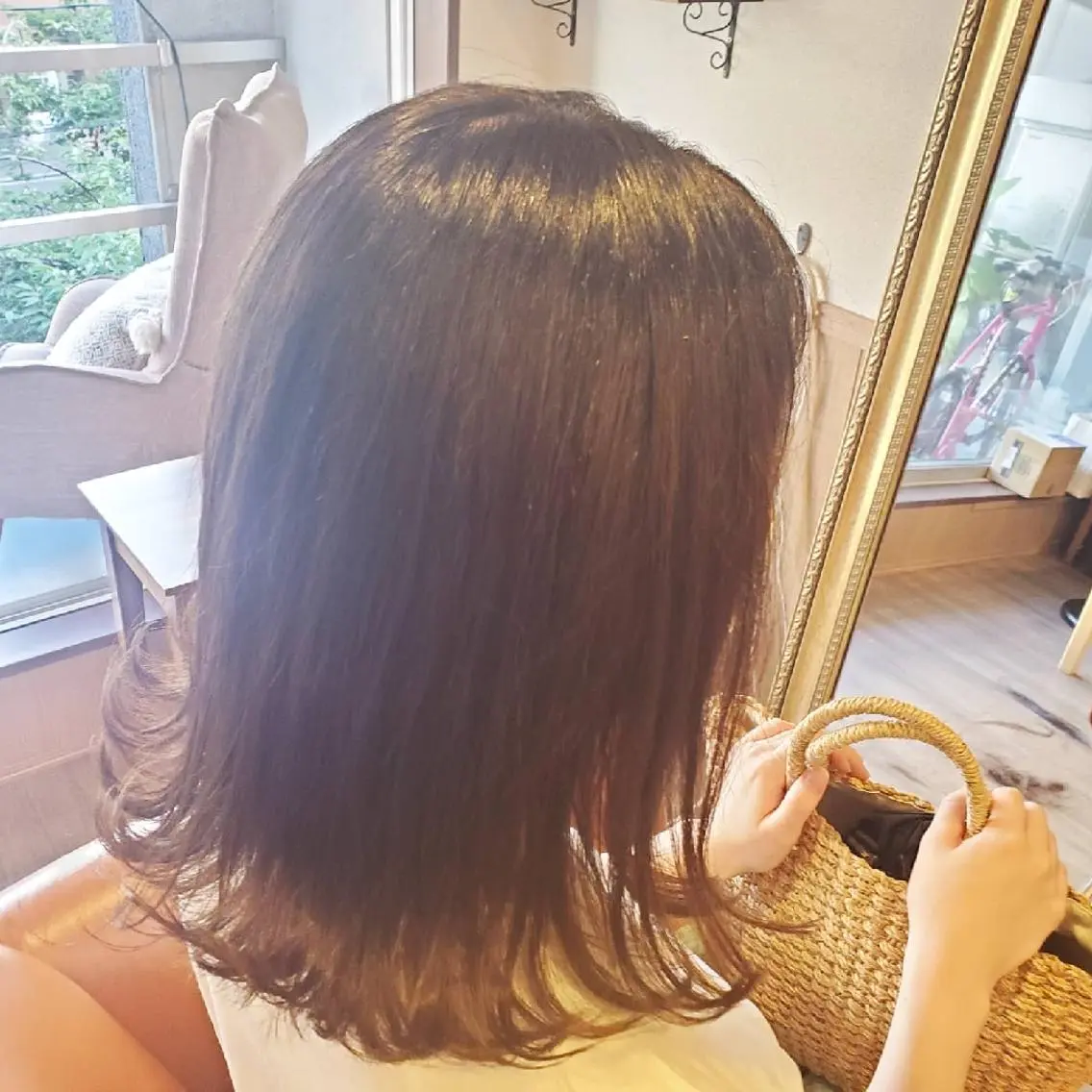 ミディアム カラー アディクシーカラー ブリーチ イルミナカラー 外国人風カラー トリートメント カット ヘアカラー トリートメント spa hair  ark 富井直美のヘアスタイル