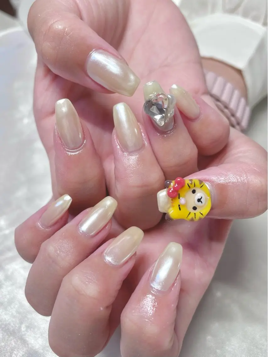 ネイル 長さ出し ハンドネイル RUMI nailのネイルデザイン