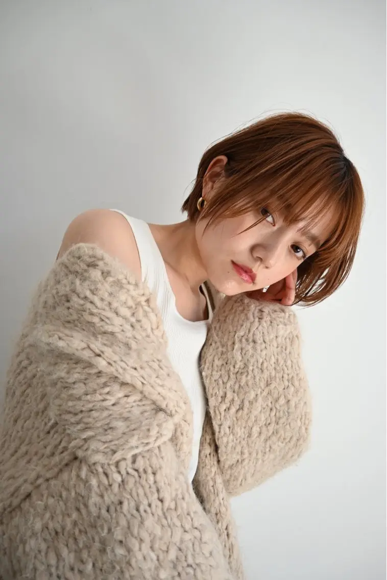 ショート アッシュ ケアカラー ボブ デザインカット 髪質改善 ヘアカラー トリートメント 🟤TAP🟤 木曳野 金沢店のヘアスタイル