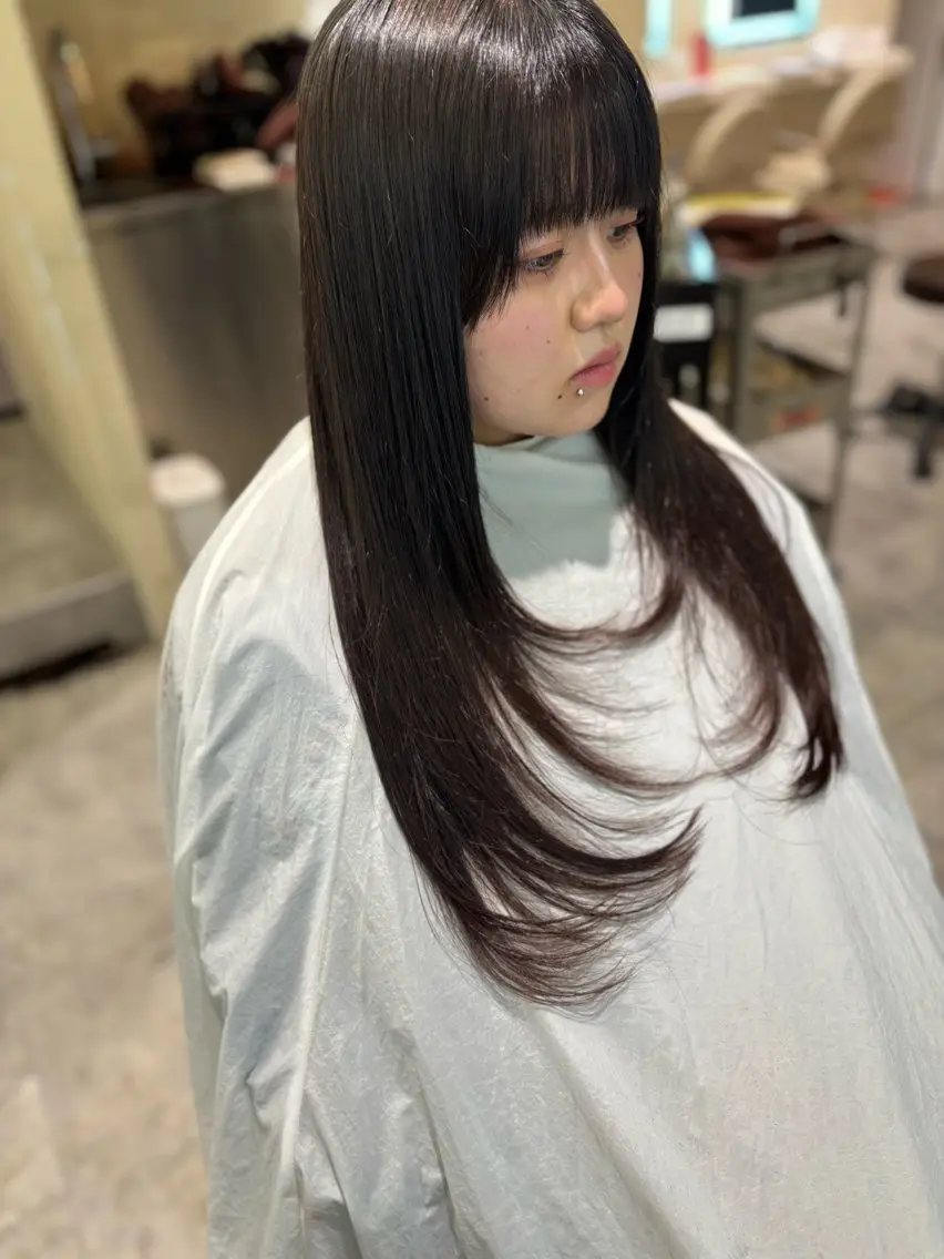 🪸ミニモ限定🪸表面全体枝毛カット&コテ巻きorストレート仕上げ🪸の写真
