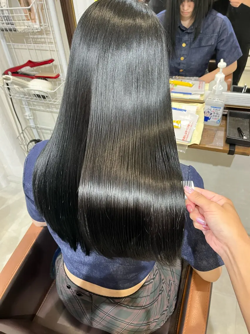 セミロング トリートメント 🍊髪質改善🍊縮毛 矯正🍊濱野紗奈🍊のヘアスタイル