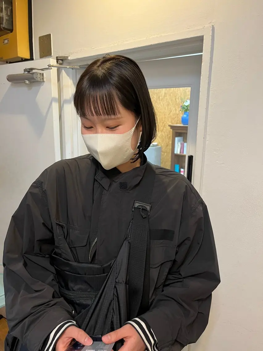 ショート ボブパーマ🥣KON コンナツミのヘアスタイル