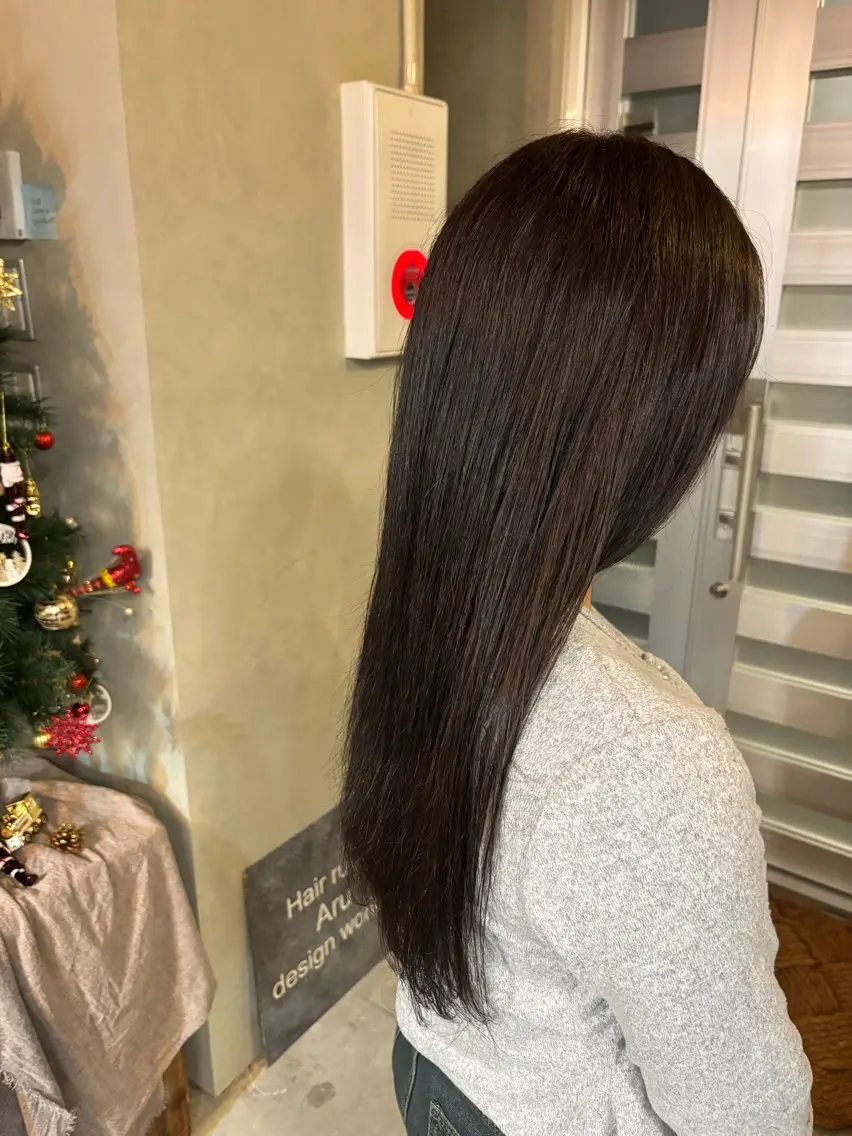 ロング Hair ruup 平良那生のヘアスタイル