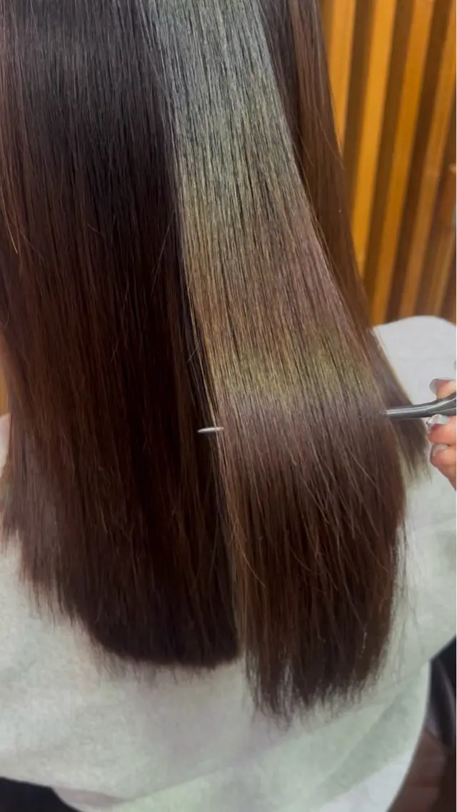 ハイグレード縮毛矯正+カット+Aujuaトリートメント✩.⋆の写真