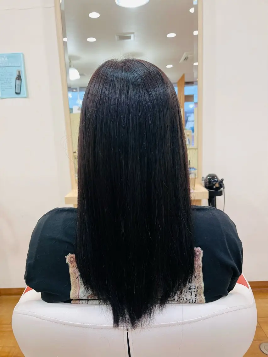カラー ダークグレー ダークグレージュ グレージュ 横山 水空のヘアスタイル