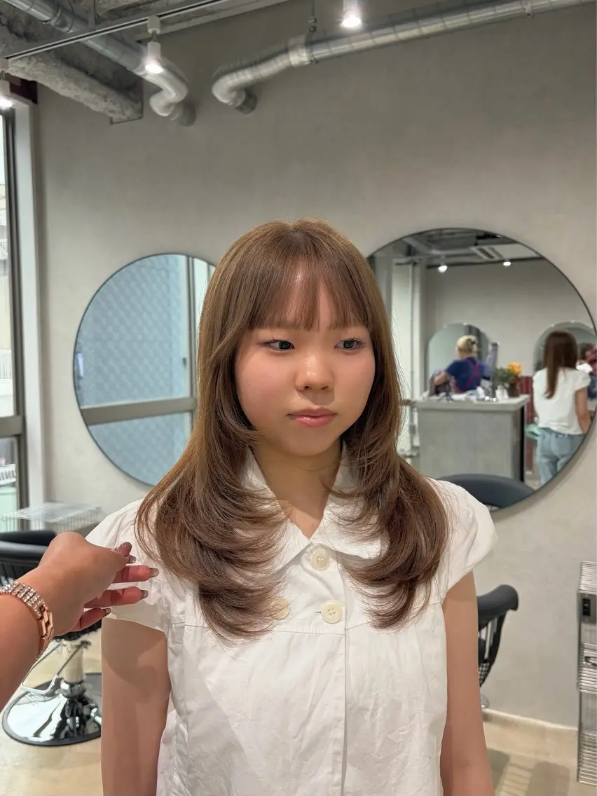 【Open期間限定‼️】カット+ケアカラー+トリートメントの写真